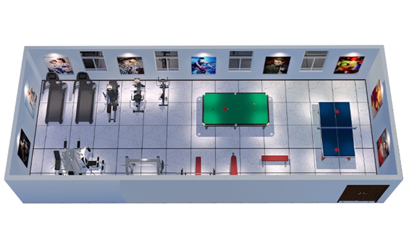 100平方健身房配置方案-广西333体育健身器材有限公司