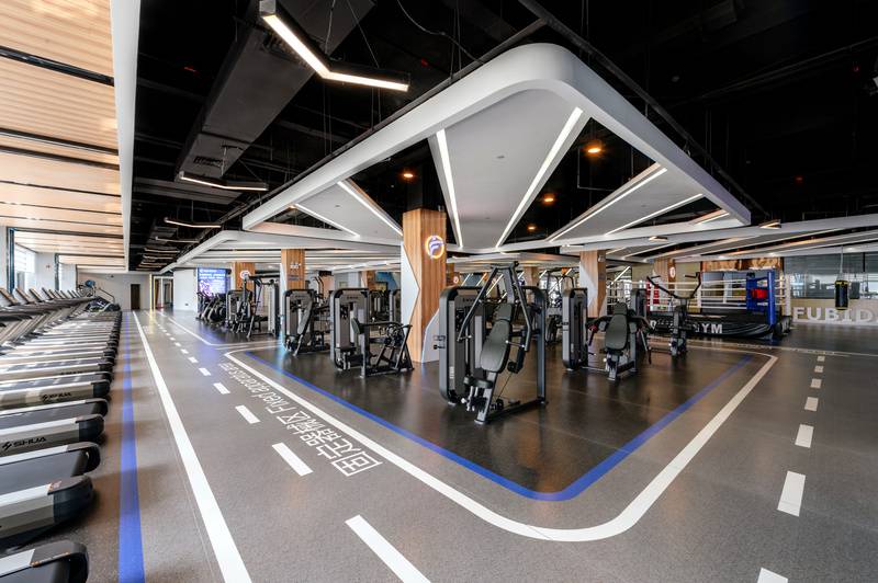 南宁富必达健身会所-力量训练器材区域 南宁富必达健身会所-力量训练器材区域